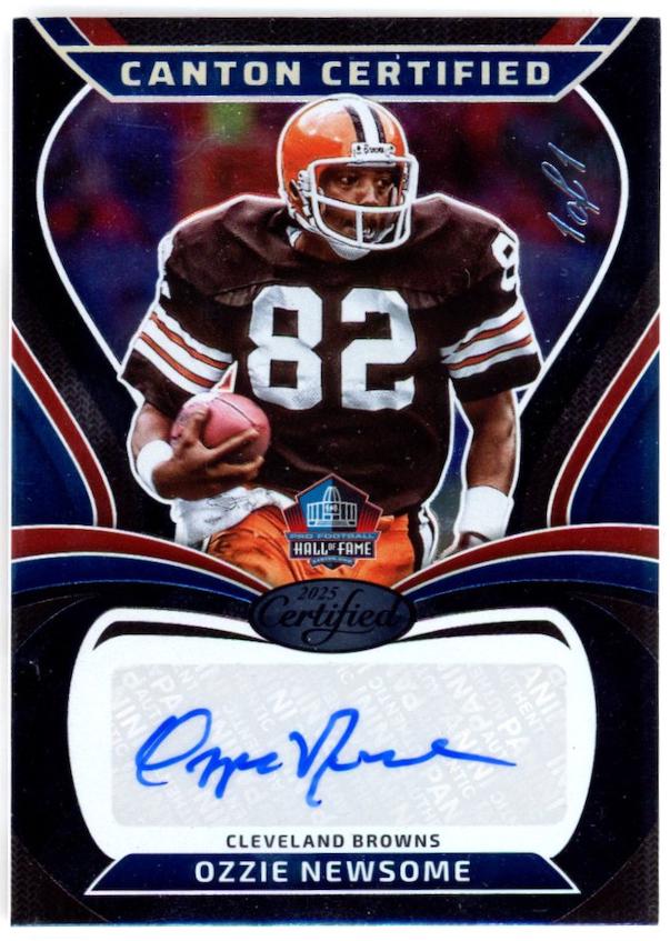 Ozzie Newsome [Mirror Black] #CAN-ONE
