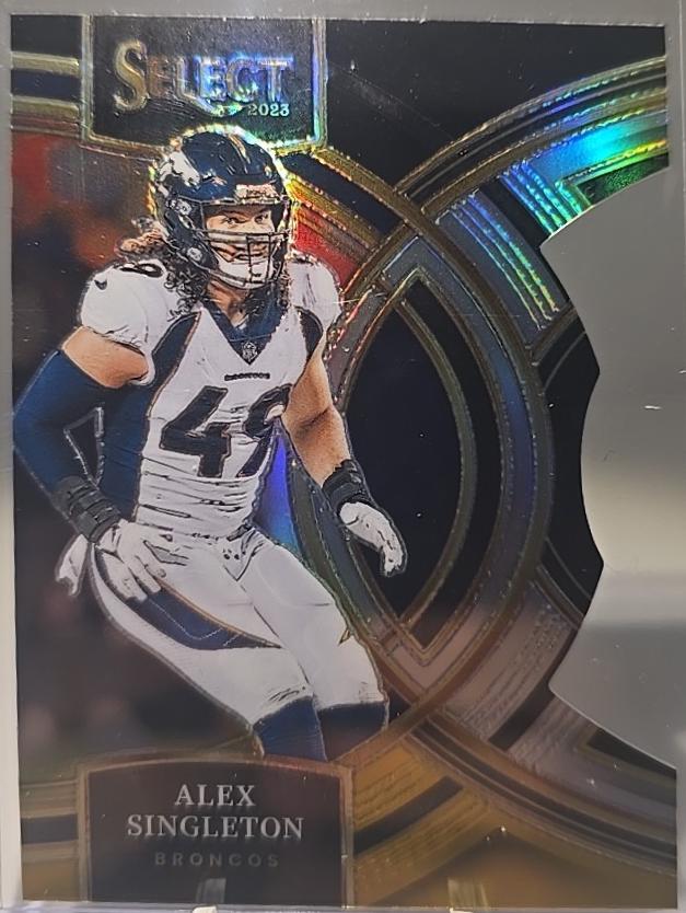 Alex Singleton [Black Prizm Die-Cut] #144