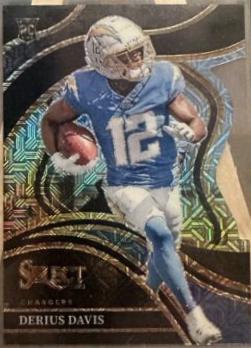 Derius Davis [Black Prizm Die-Cut] #277