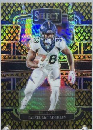 Jaleel McLaughlin [Dragon Scale Gold Prizm] #32