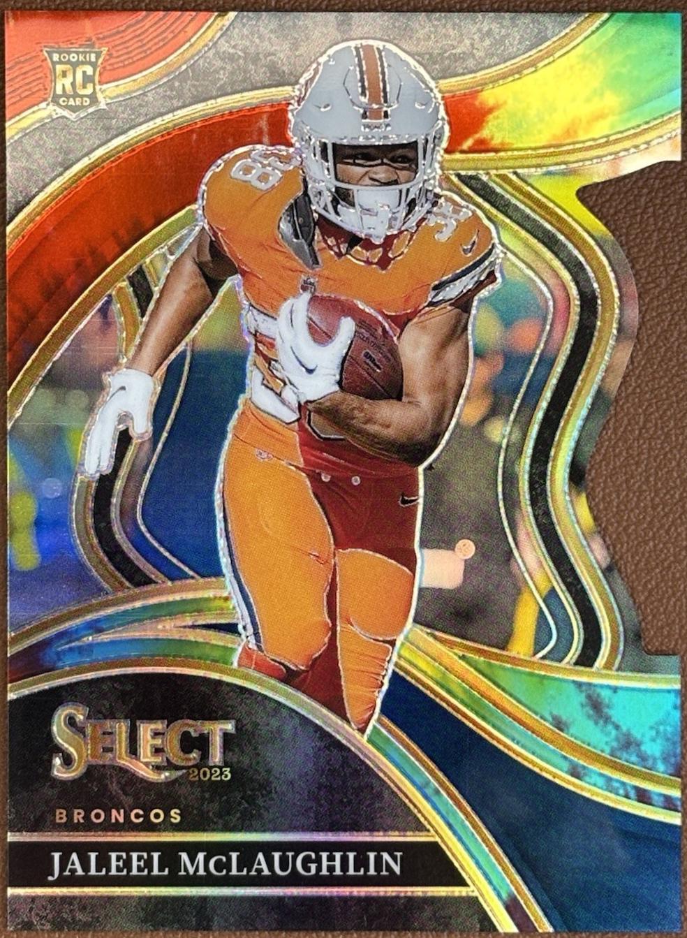Jaleel McLaughlin [Tie-Dye Prizm Die-Cut] #265