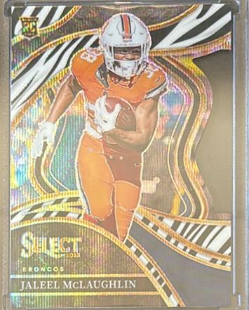 Jaleel McLaughlin [Zebra Prizm Die-Cut] #265
