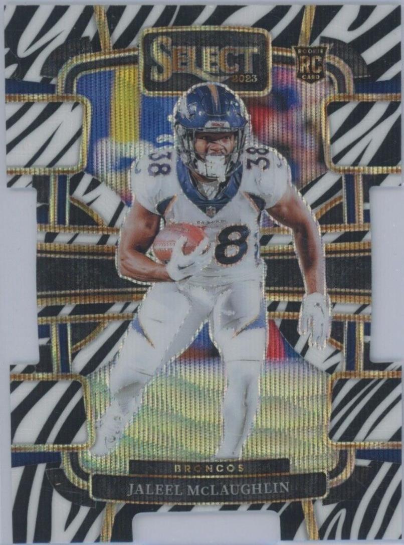 Jaleel McLaughlin [Zebra Prizm Die-Cut] #32