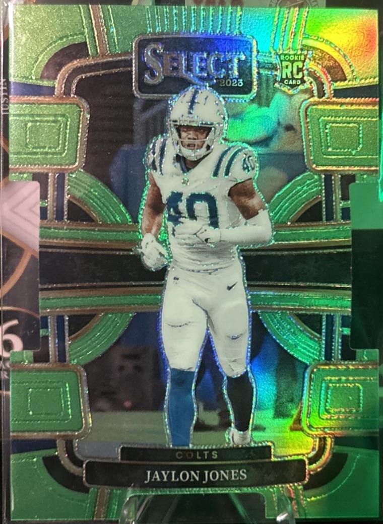 Jaylon Jones [Green Prizm Die-Cut] #146