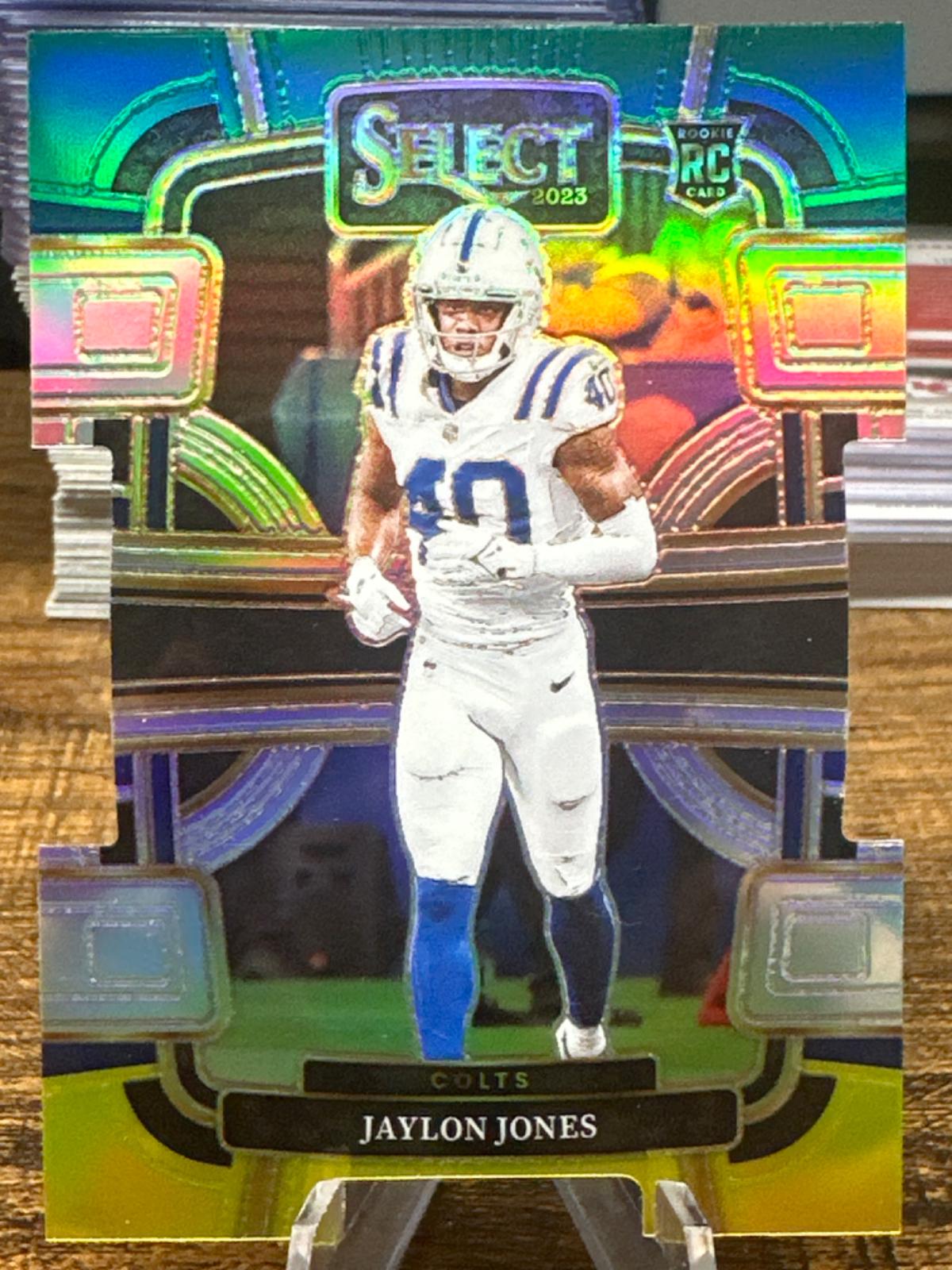 Jaylon Jones [Green Yellow Prizm Die-Cut] #42