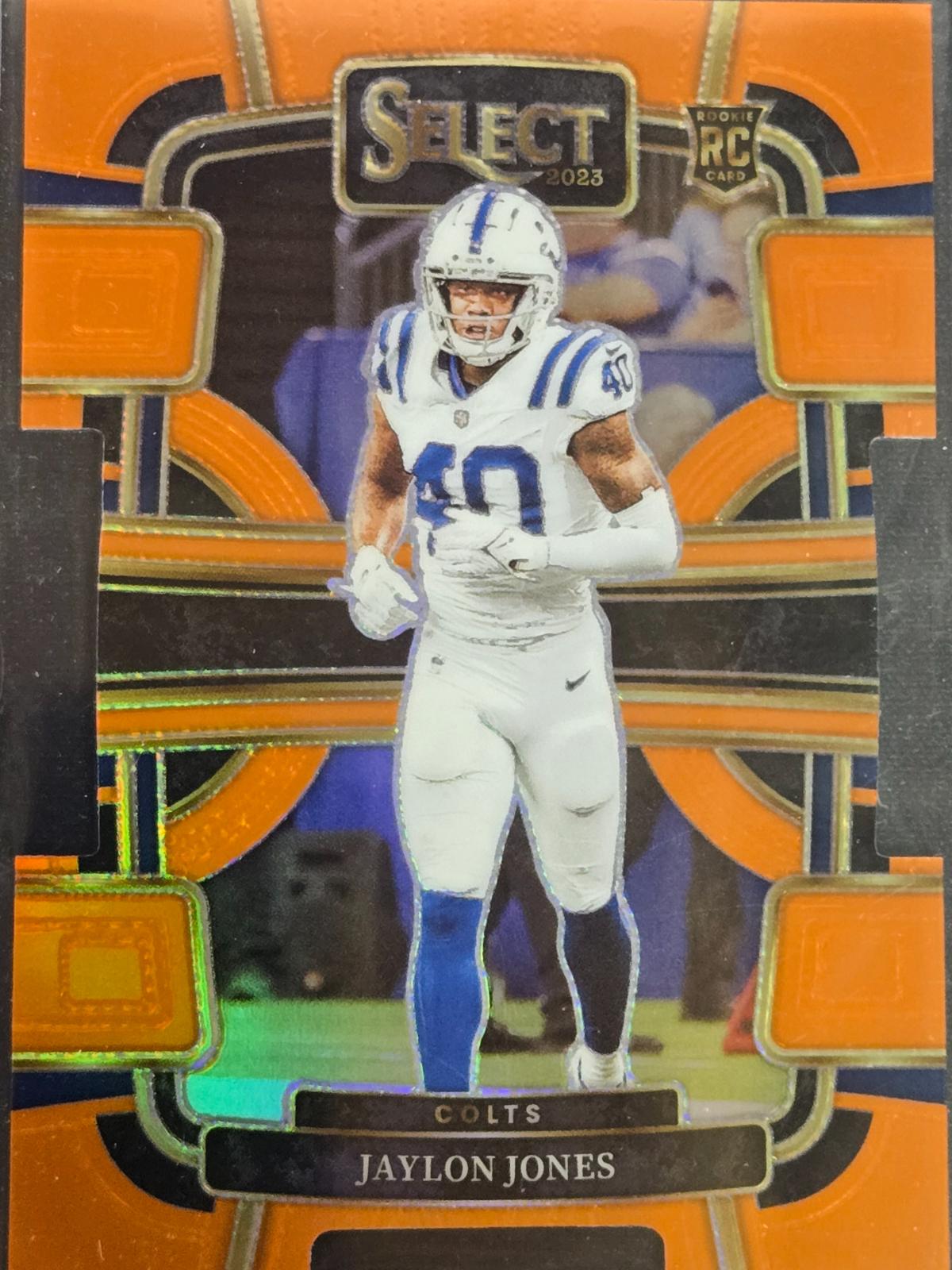 Jaylon Jones [Orange Prizm Die-Cut] #42
