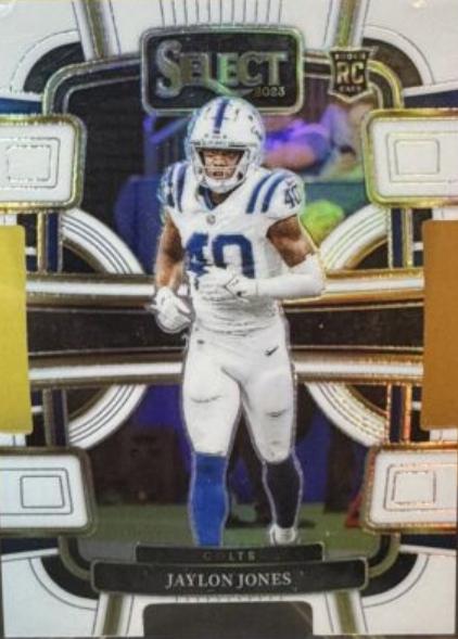 Jaylon Jones [White Prizm Die-Cut] #42