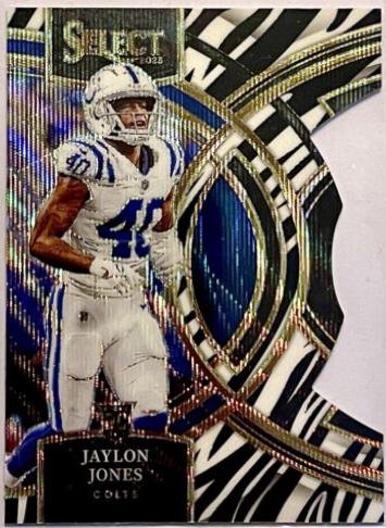 Jaylon Jones [Zebra Prizm Die-Cut] #146