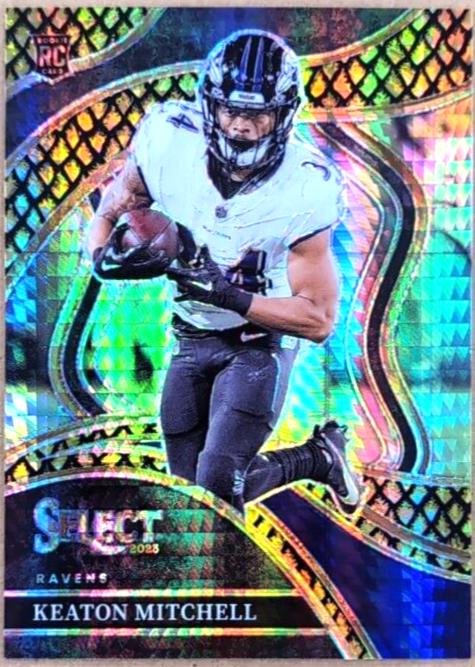 Keaton Mitchell [Dragon Scale Gold Prizm] #246