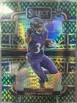 Keaton Mitchell [Dragon Scale Prizm] #10