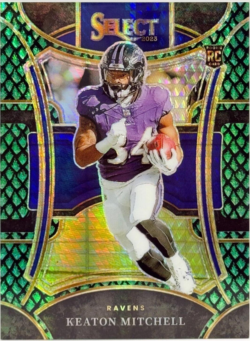 Keaton Mitchell [Dragon Scale Prizm] #246