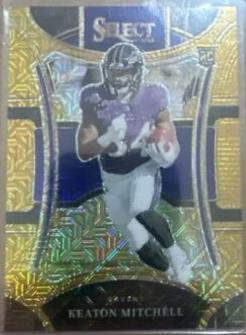 Keaton Mitchell [Gold Prizm] #409