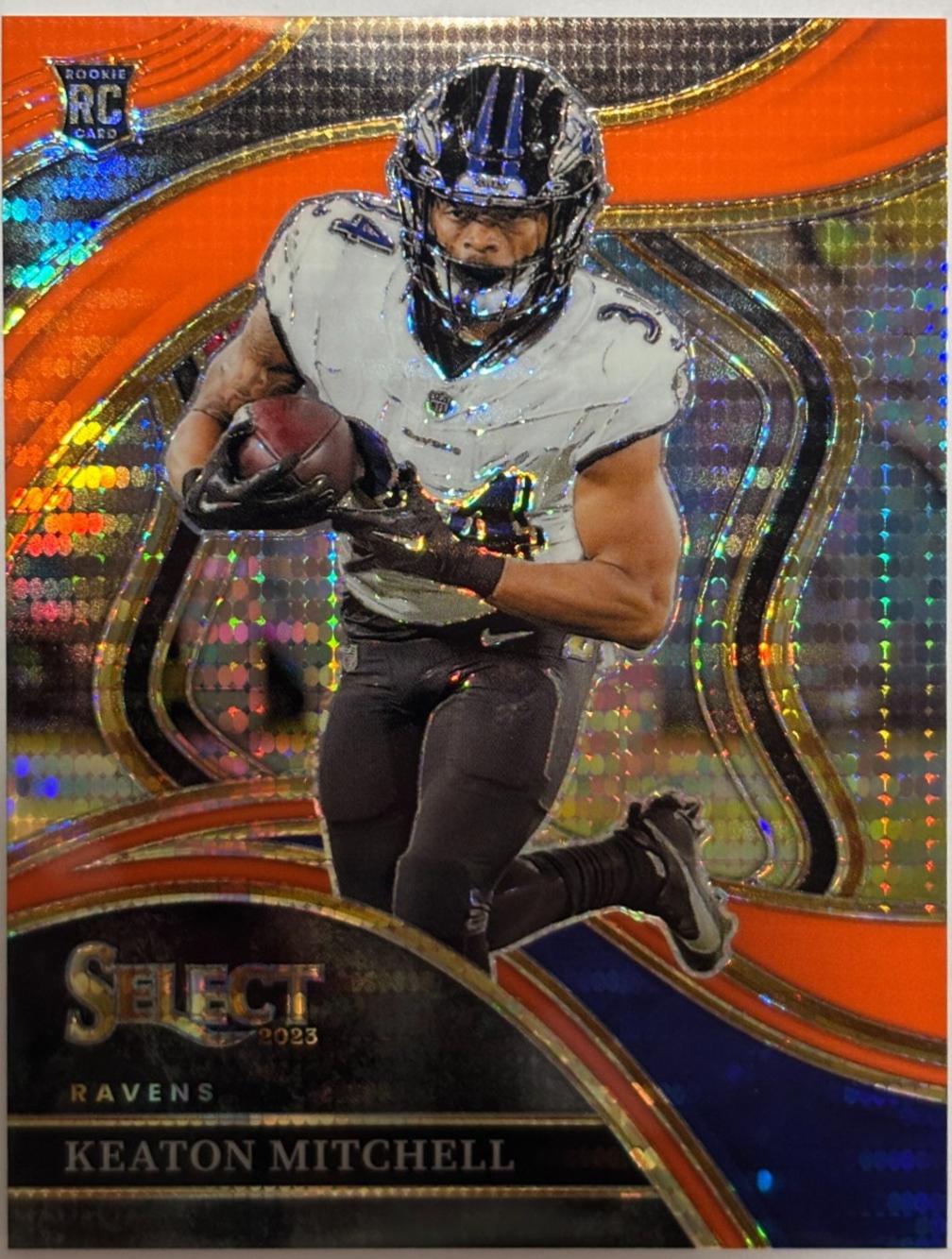 Keaton Mitchell [Neon Orange Pulsar Prizm] #246