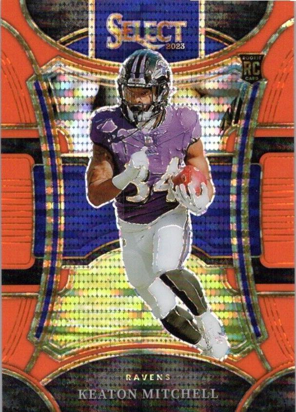 Keaton Mitchell [Neon Orange Pulsar Prizm] #409