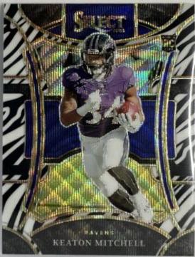 Keaton Mitchell [Zebra Prizm] #409