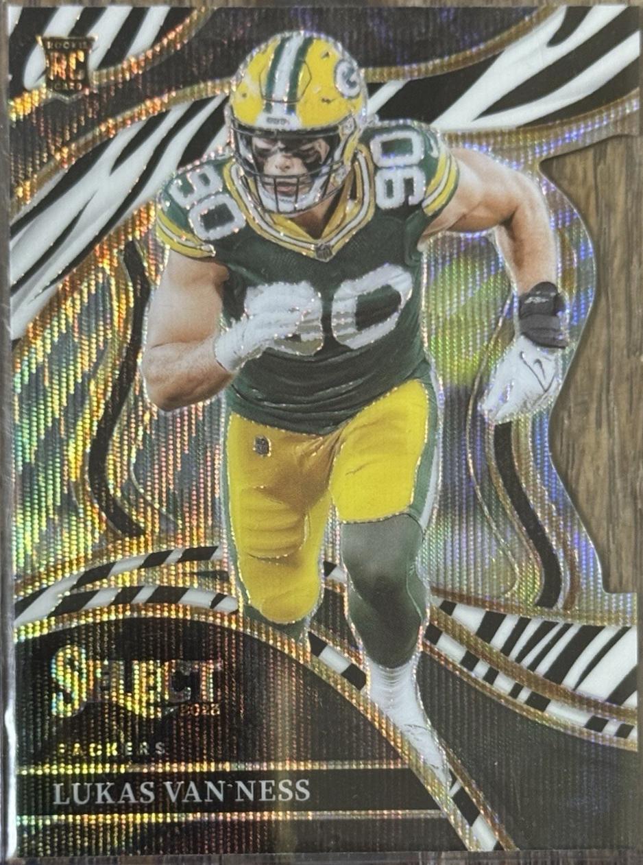 Lukas Van Ness [Zebra Prizm Die-Cut] #239