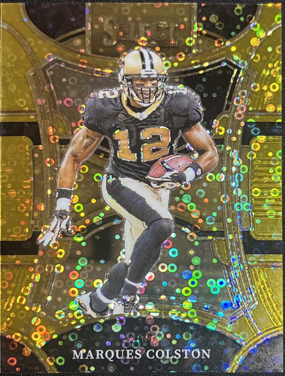 Marques Colston [Disco Gold Prizm] #469