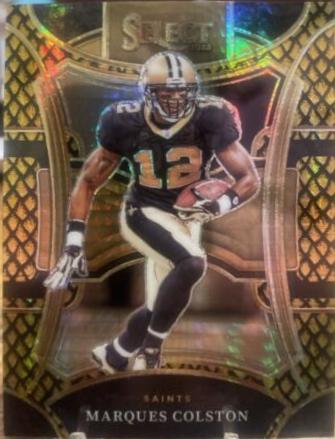 Marques Colston [Dragon Scale Gold Prizm] #469