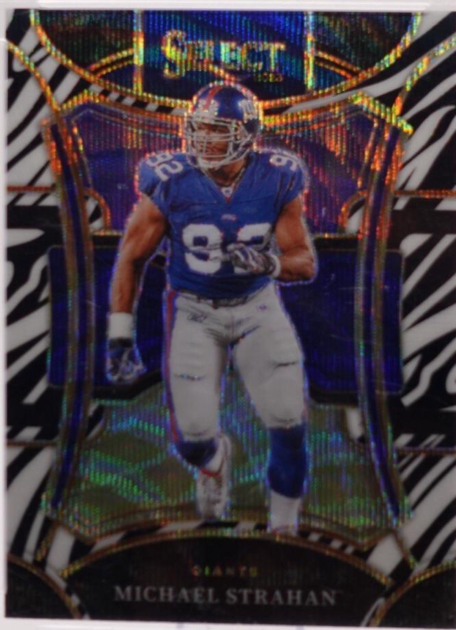 Michael Strahan [Zebra Prizm] #472