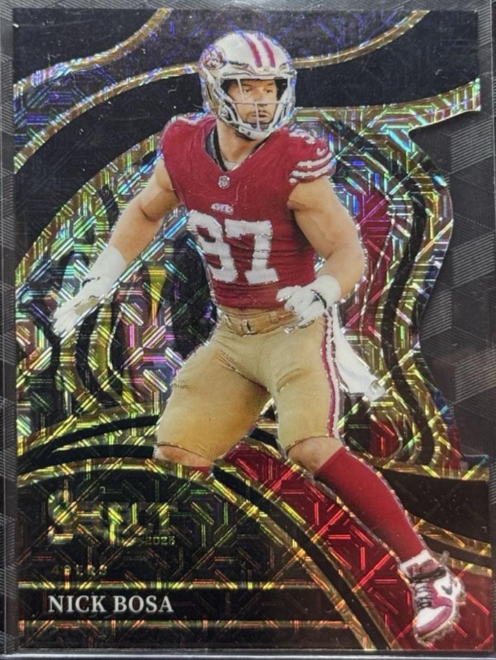 Nick Bosa [Black Prizm Die-Cut] #230