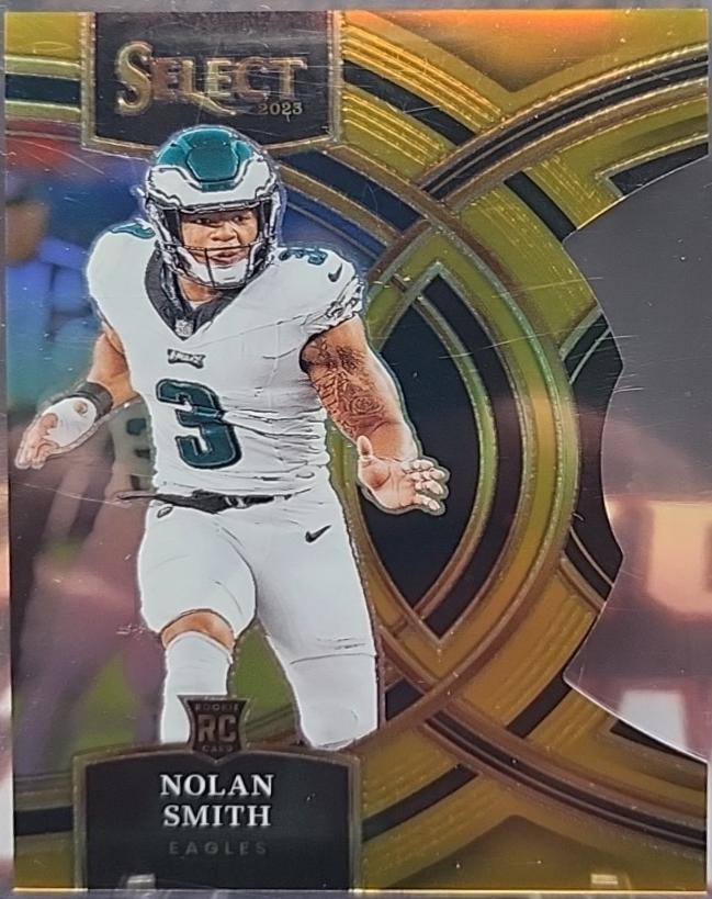 Nolan Smith [Gold Prizm Die-Cut] #108