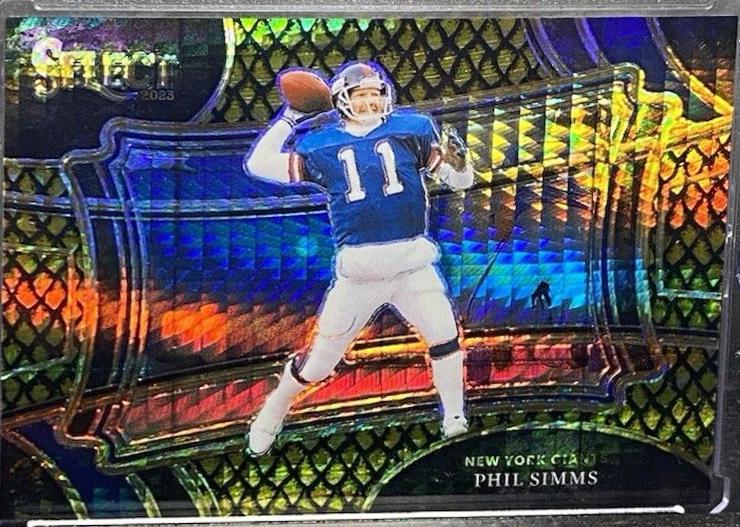 Phil Simms [Dragon Scale Gold Prizm] #372