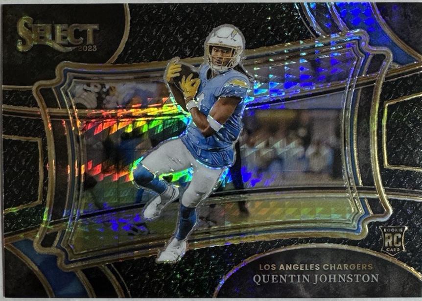 Quentin Johnston [Dragon Scale Black Prizm] #353