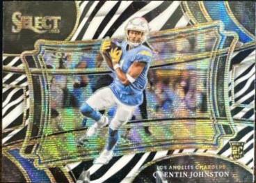 Quentin Johnston [Zebra Prizm] #353