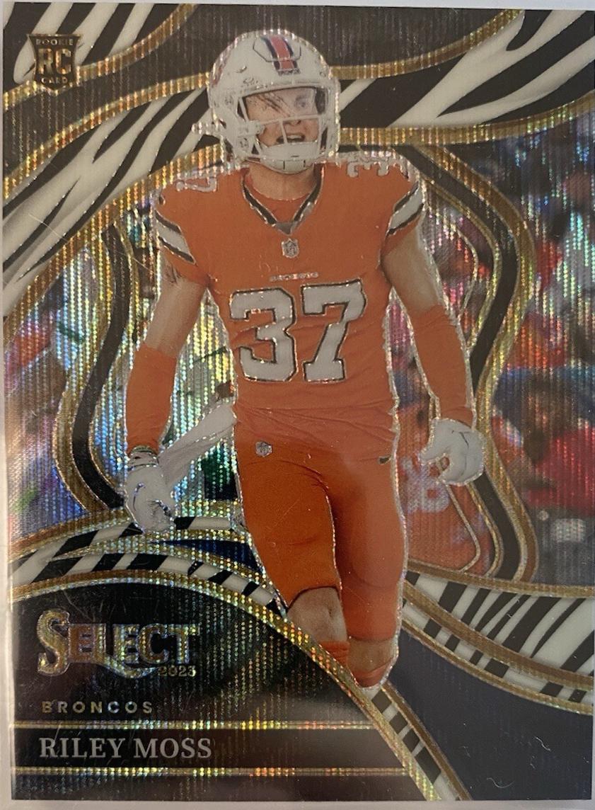 Riley Moss [Zebra Prizm] #222