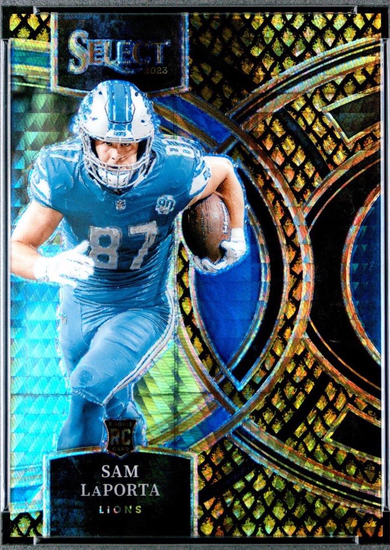 Sam LaPorta [Dragon Scale Gold Prizm] #106