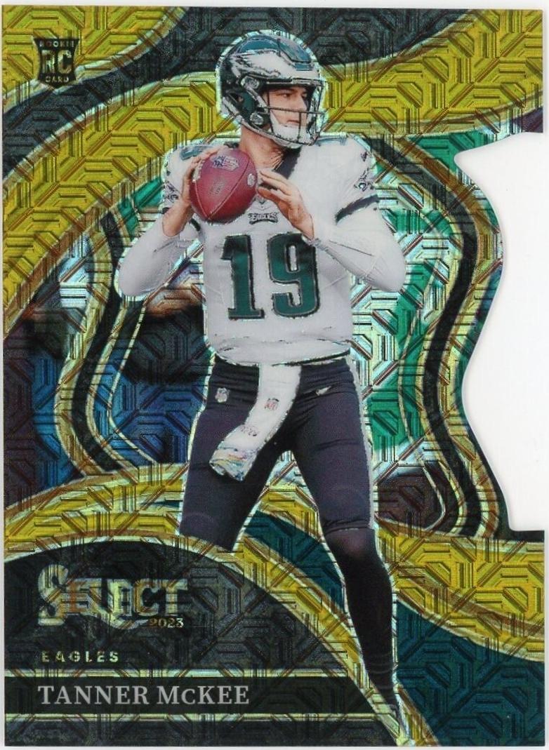 Tanner McKee [Gold Prizm Die-Cut] #218