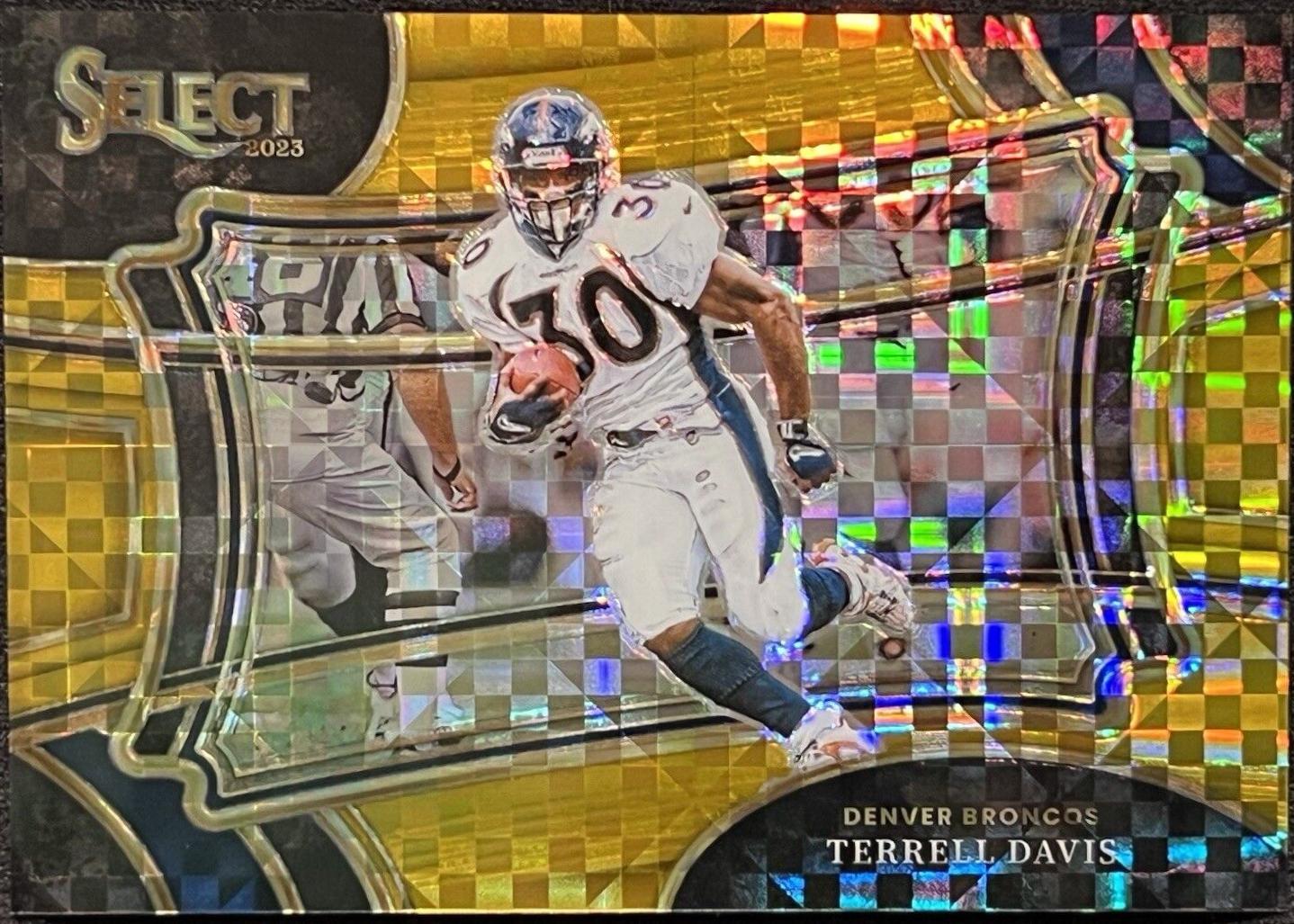 Terrell Davis [Gold Prizm] #329