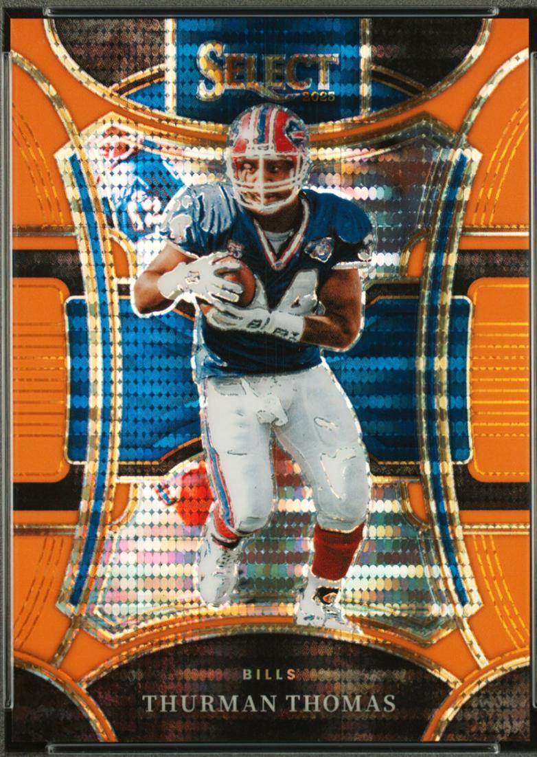 Thurman Thomas [Neon Orange Pulsar Prizm] #412