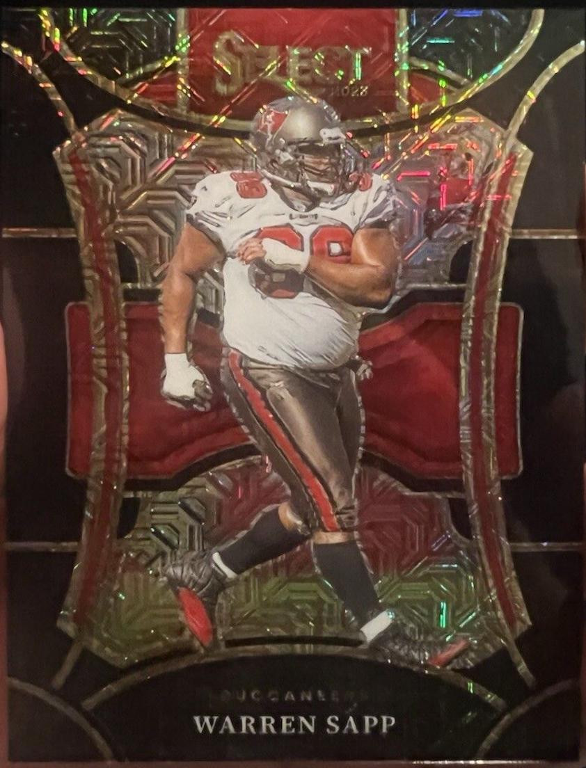 Warren Sapp [Black Prizm] #490