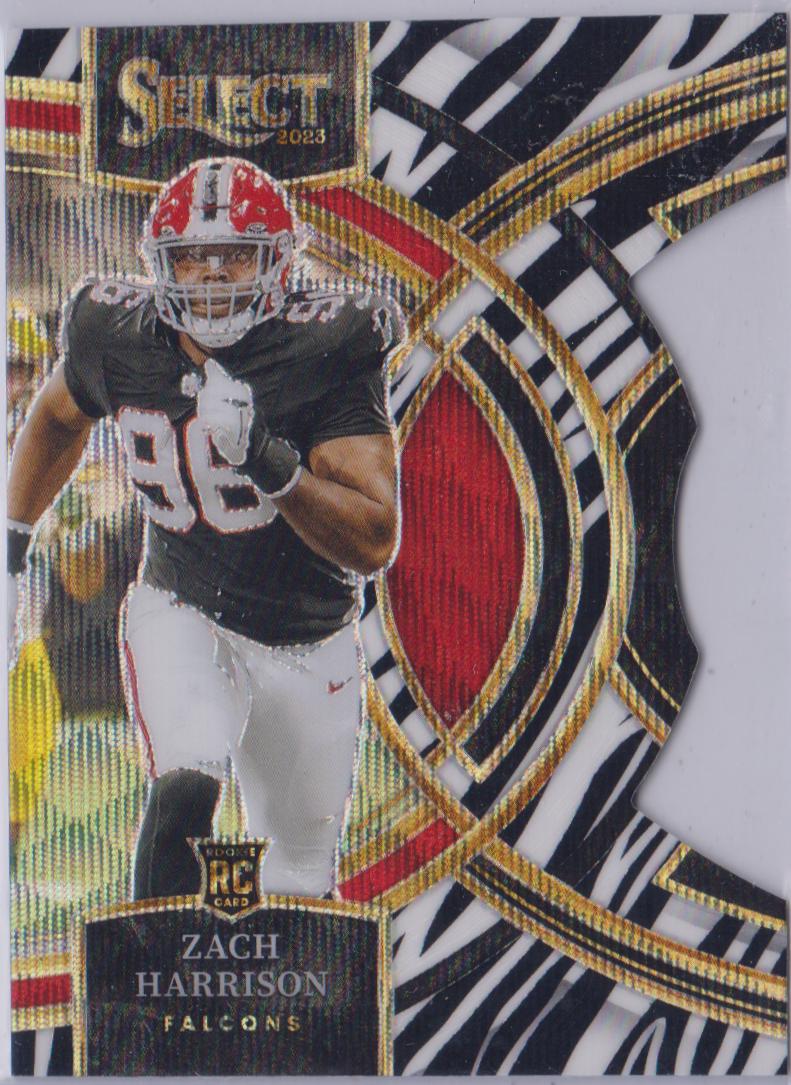 Zach Harrison [Zebra Prizm Die-Cut] #120
