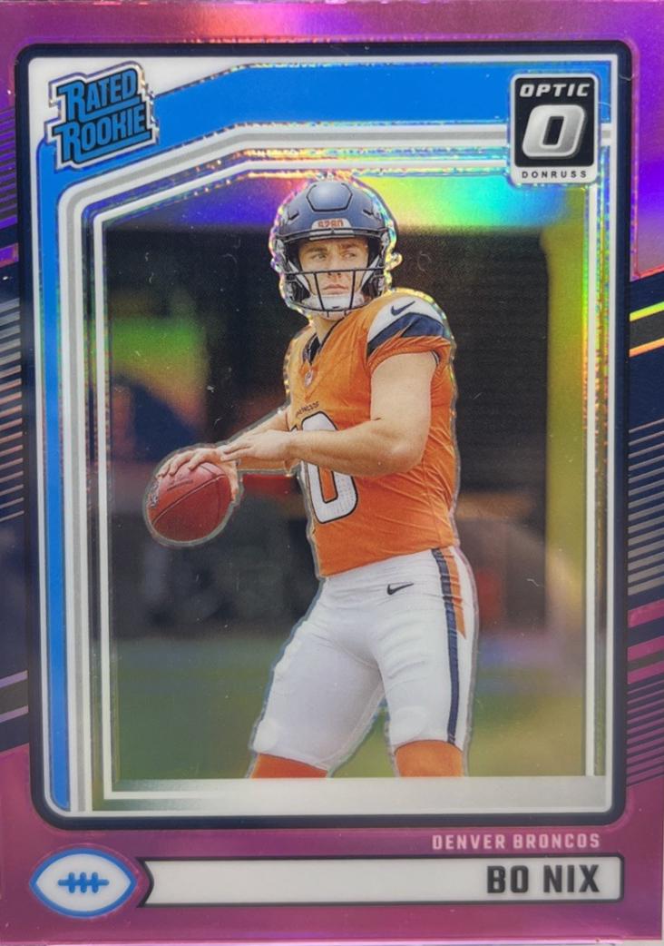 Bo Nix [Pink Optic Preview] #369