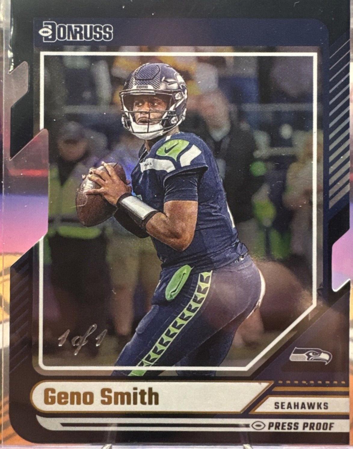 Geno Smith [Black Press Proof Die-Cut] #220