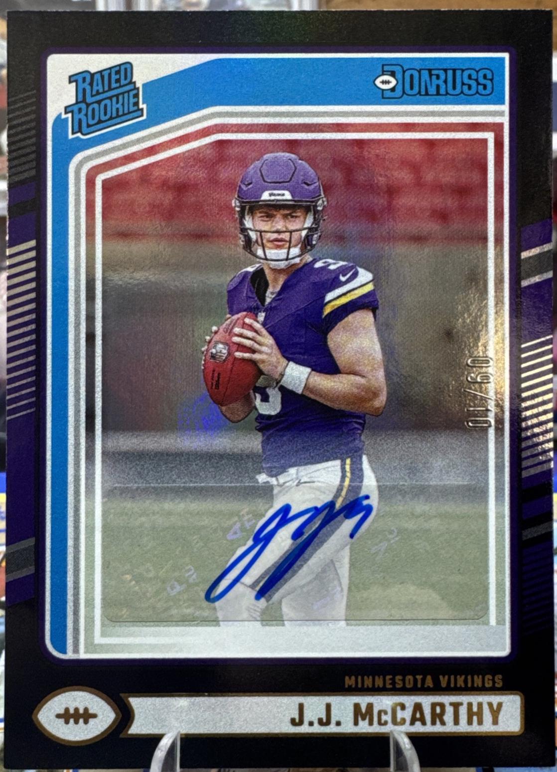 J.J. McCarthy [Black Autograph] #303