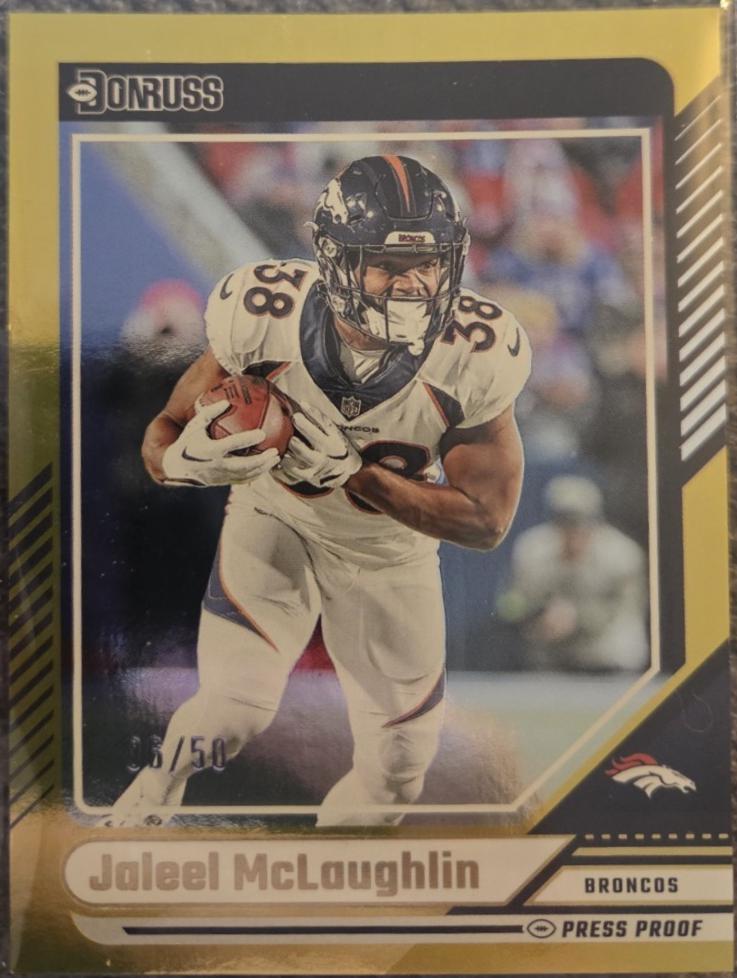 Jaleel McLaughlin [Gold Press Proof] #147