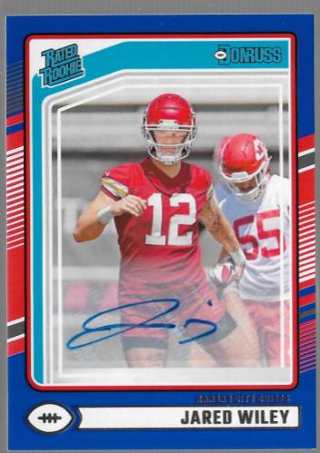 Jared Wiley [Blue Autograph] #387