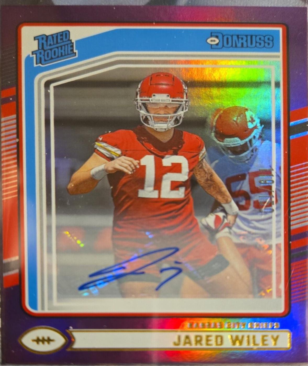 Jared Wiley [Purple Autograph] #387