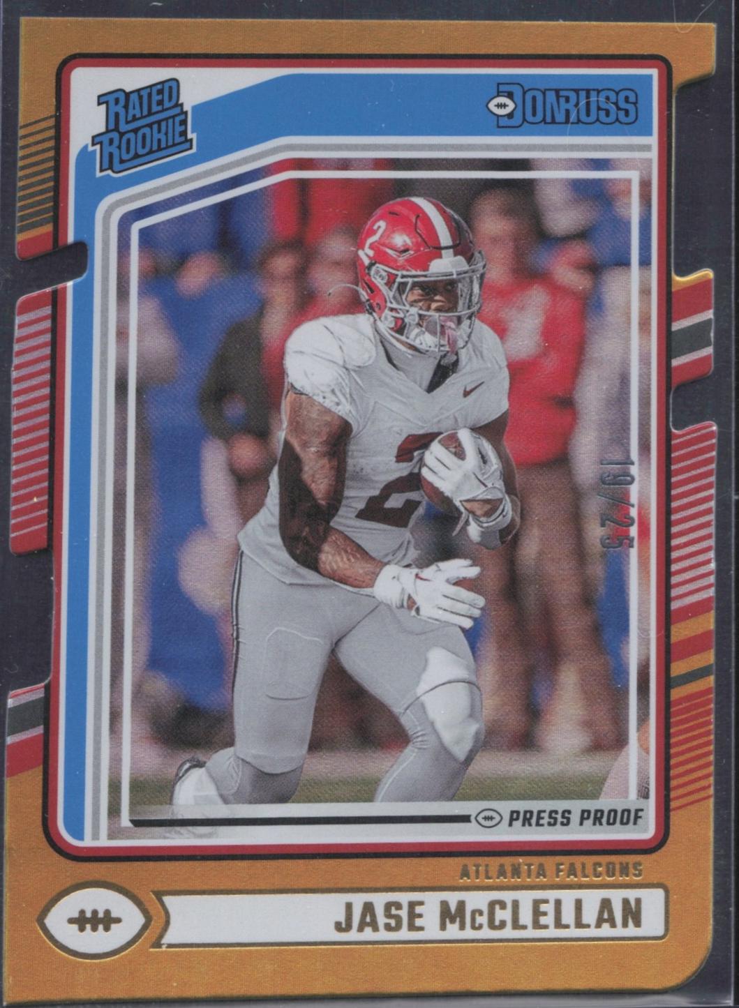 Jase McClellan [Gold Press Proof Die-Cut] #375