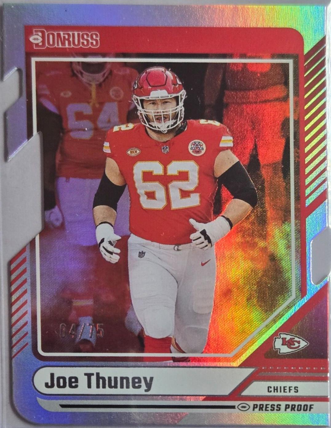 Joe Thuney [Silver Press Proof Die-Cut] #103