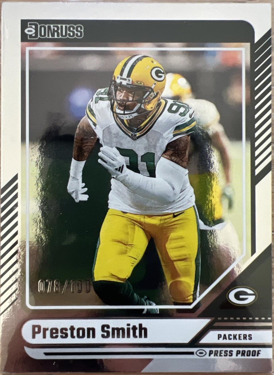Preston Smith [Silver Press Proof] #138