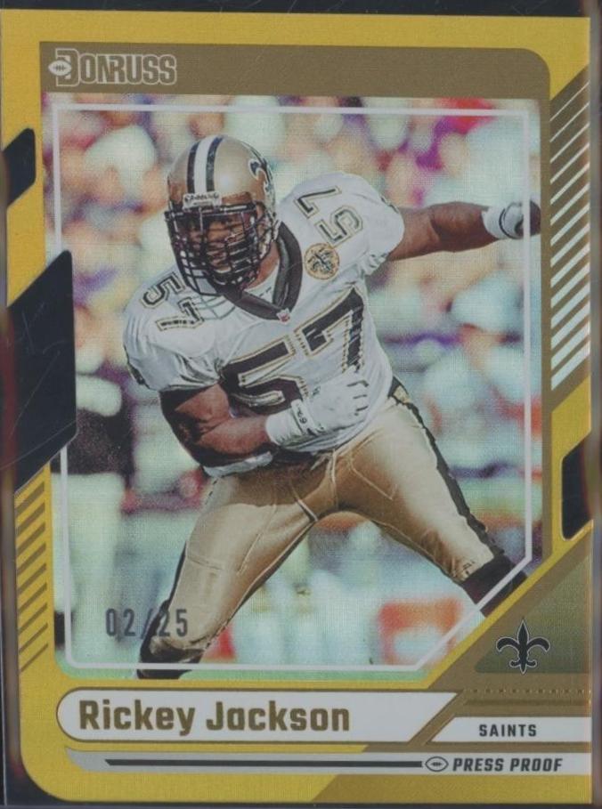 Rickey Jackson [Gold Press Proof Die-Cut] #102