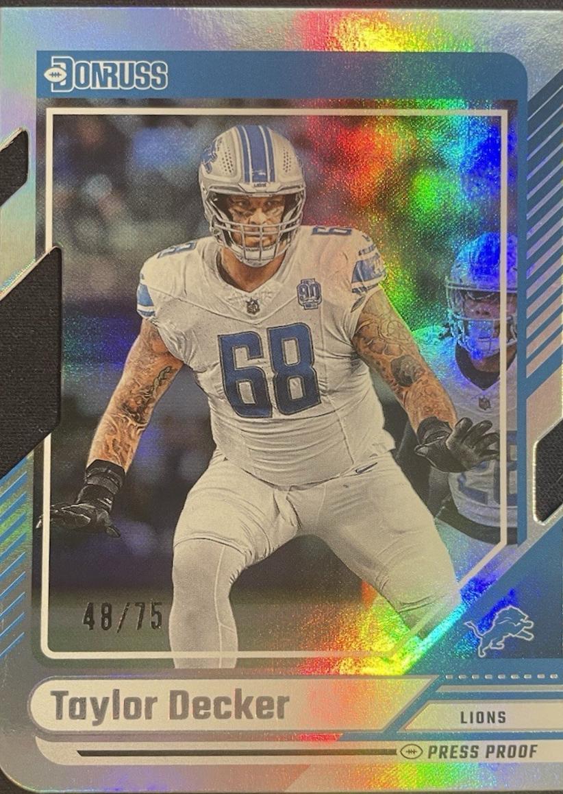 Taylor Decker [Silver Press Proof Die-Cut] #281