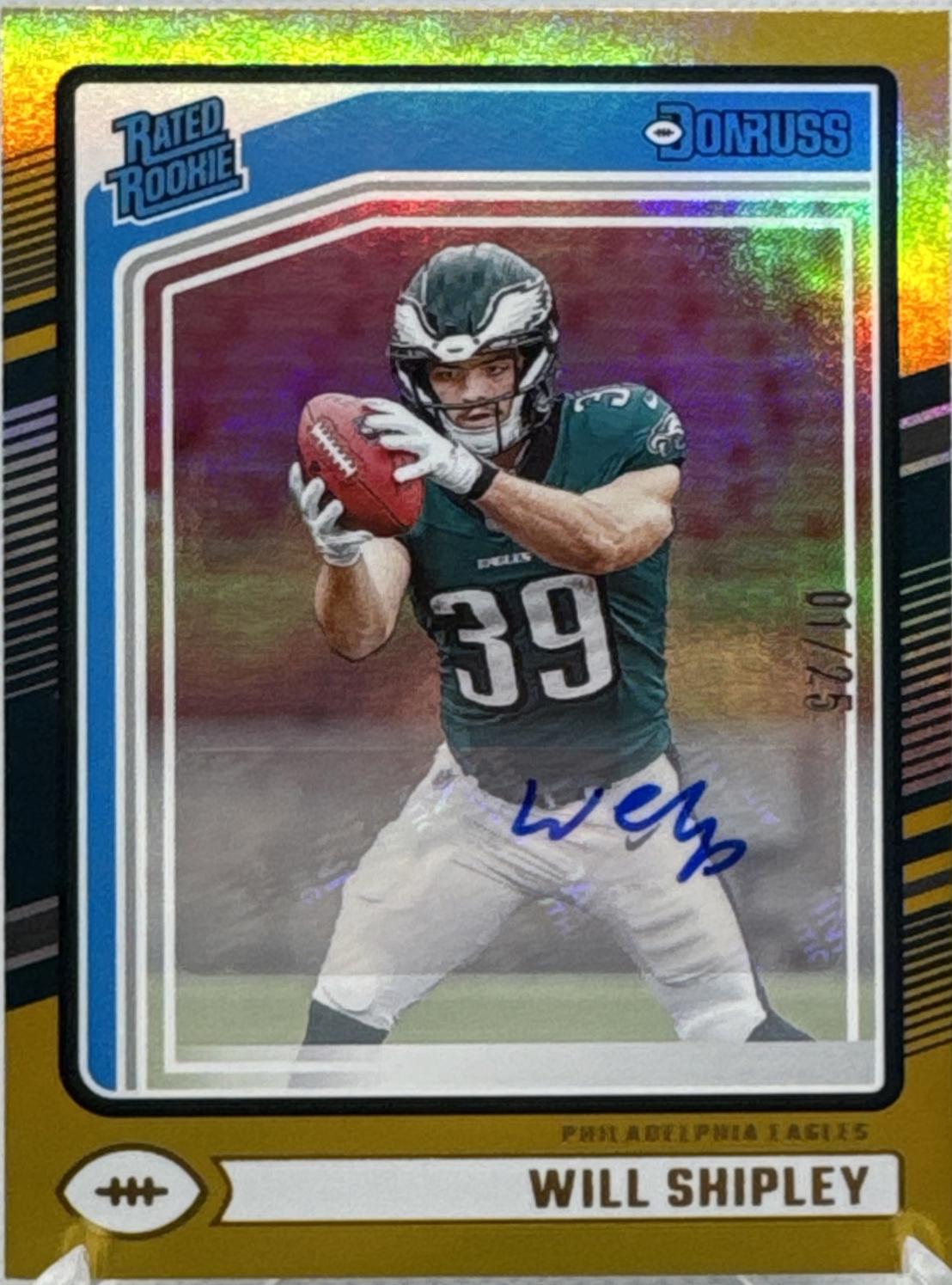 Will Shipley [Gold Autograph] #312