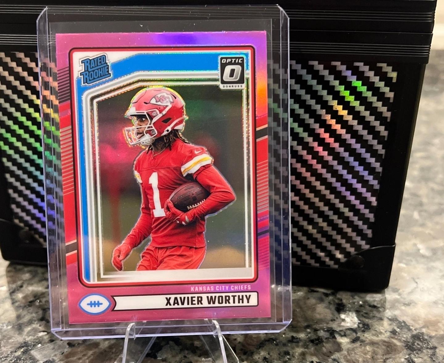 Xavier Worthy [Pink Optic Preview] #398