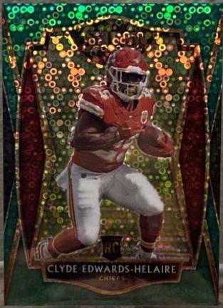 Clyde Edwards Helaire [Green Disco Prizm] #154