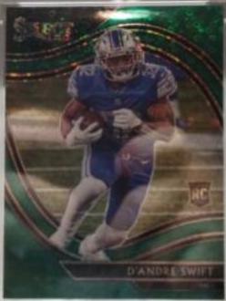 D'Andre Swift [Green Disco Prizm] #351